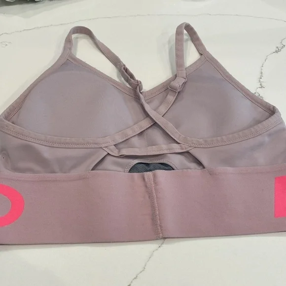 Nike Pink Sports Bra with Racerback Design - Picture 4 of 4